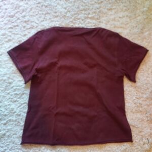 Elizabeth Suzann Deep Red Short Sleeve Top